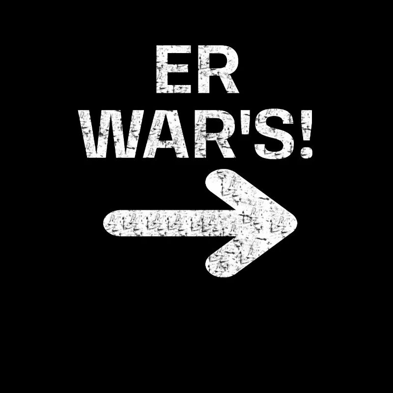 Er wars Sie wars Kinder Geschenk lusitg