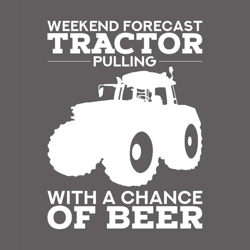 TRACTOR PULLING GIFT: Tractor pull with beer