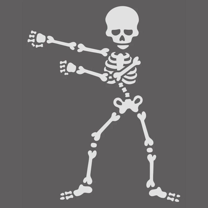 The floss dance flossing backpack boy kid skeleton