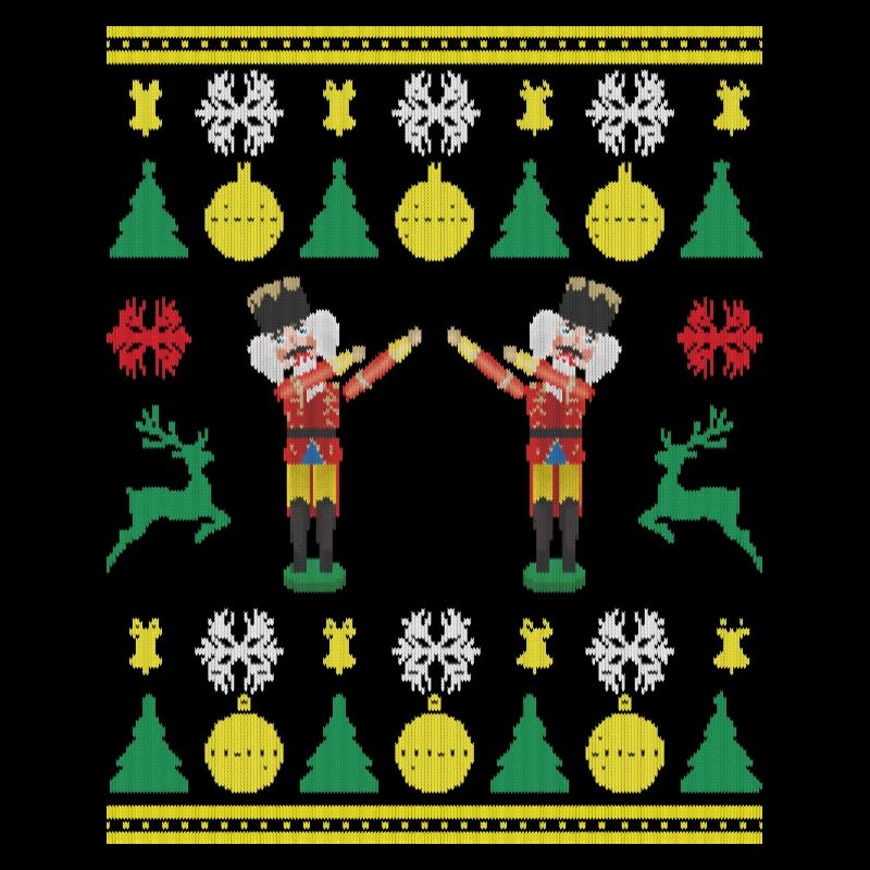 Tanzender Nussknacker Dabbing Nutcracker Knittered