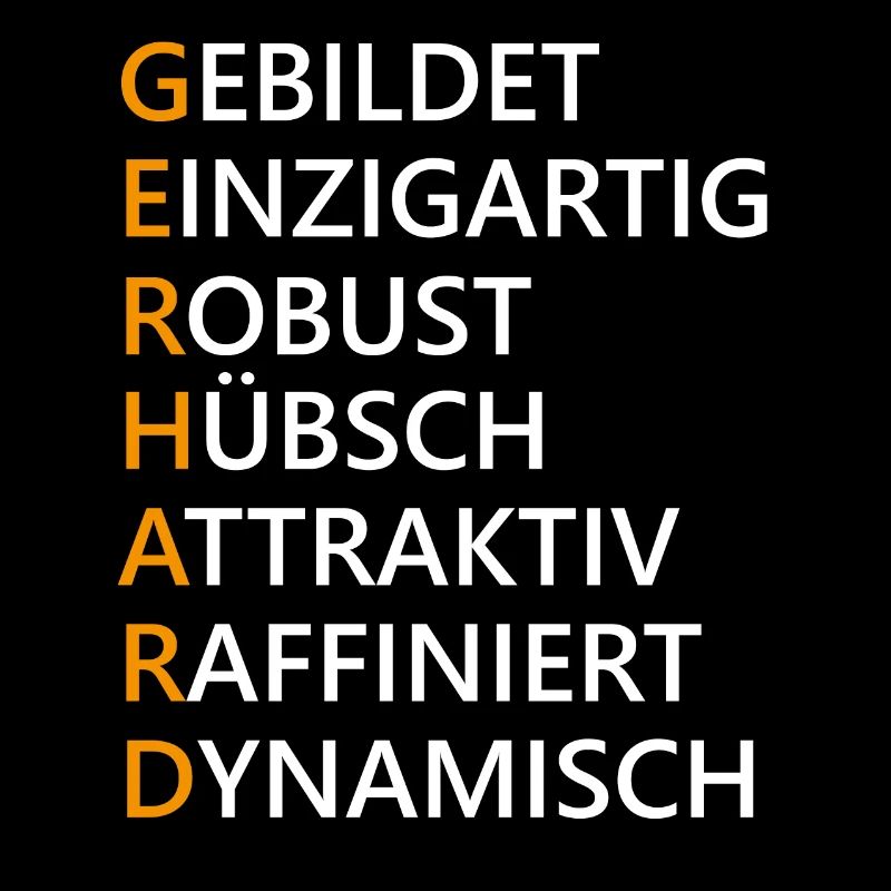 Gerhard Name Geschenk