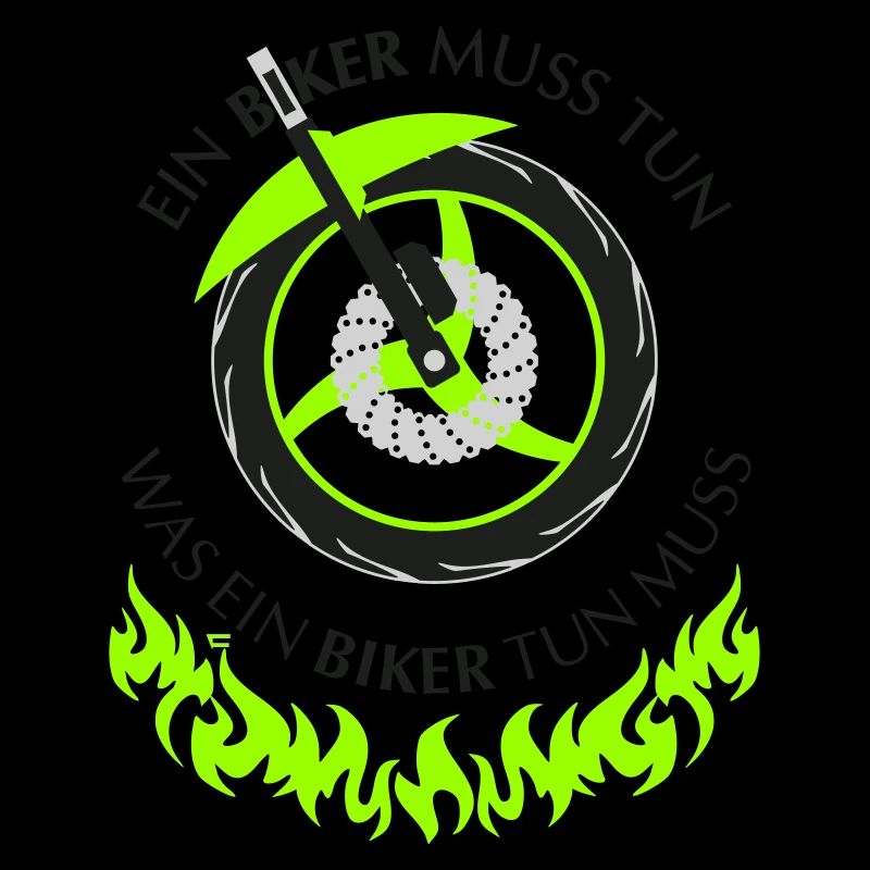 Ein Biker muss tun was ein Biker tun muss