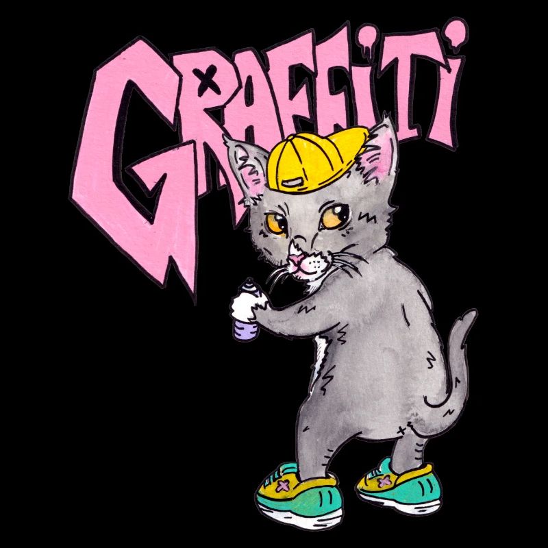 Graffiti Katze
