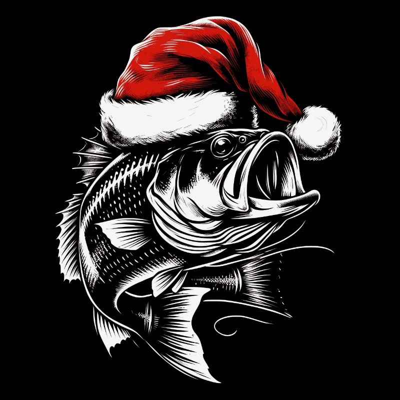 Pêche à la perche de Noël