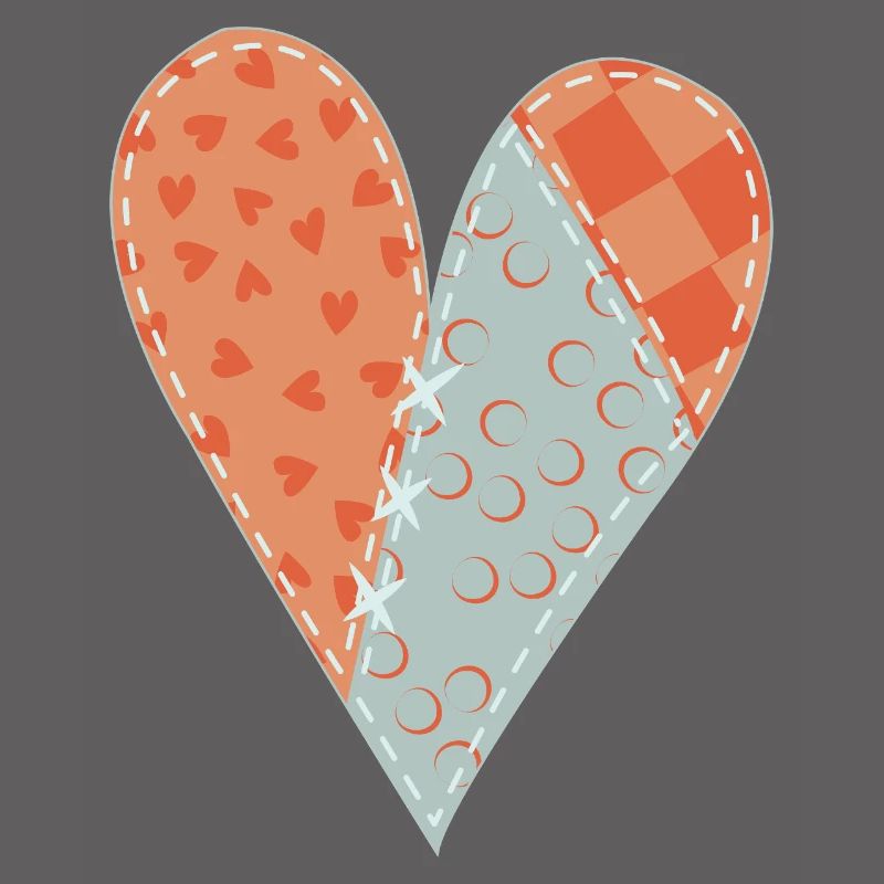 Patchwork Heart No12