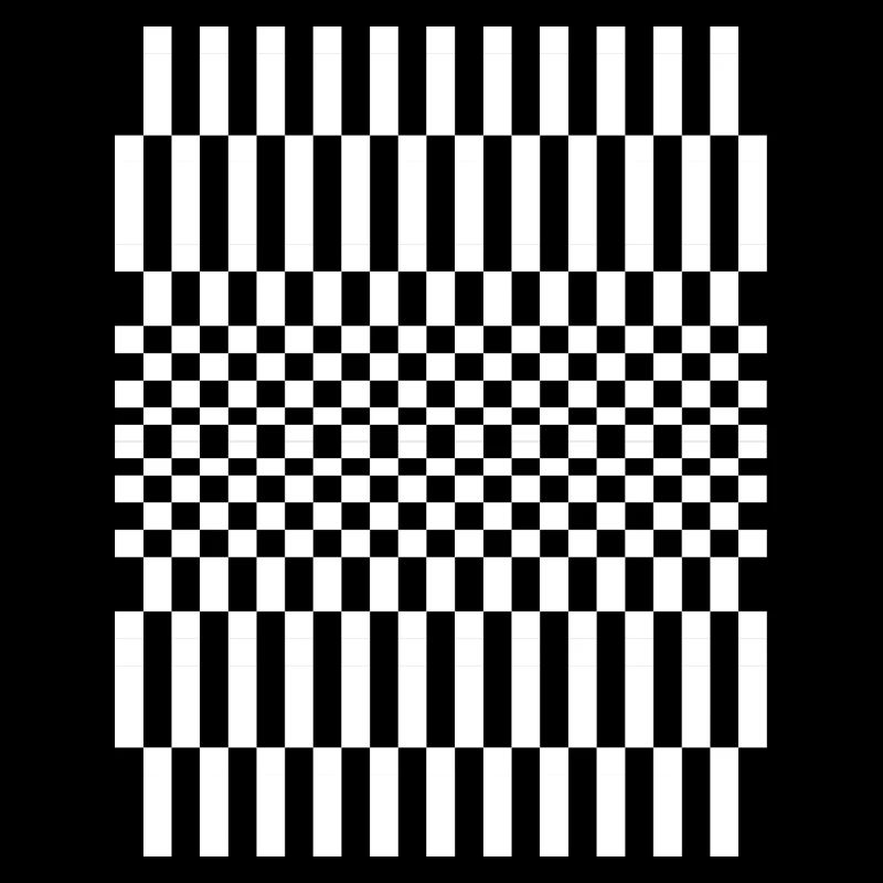 Conception du motif à damier
