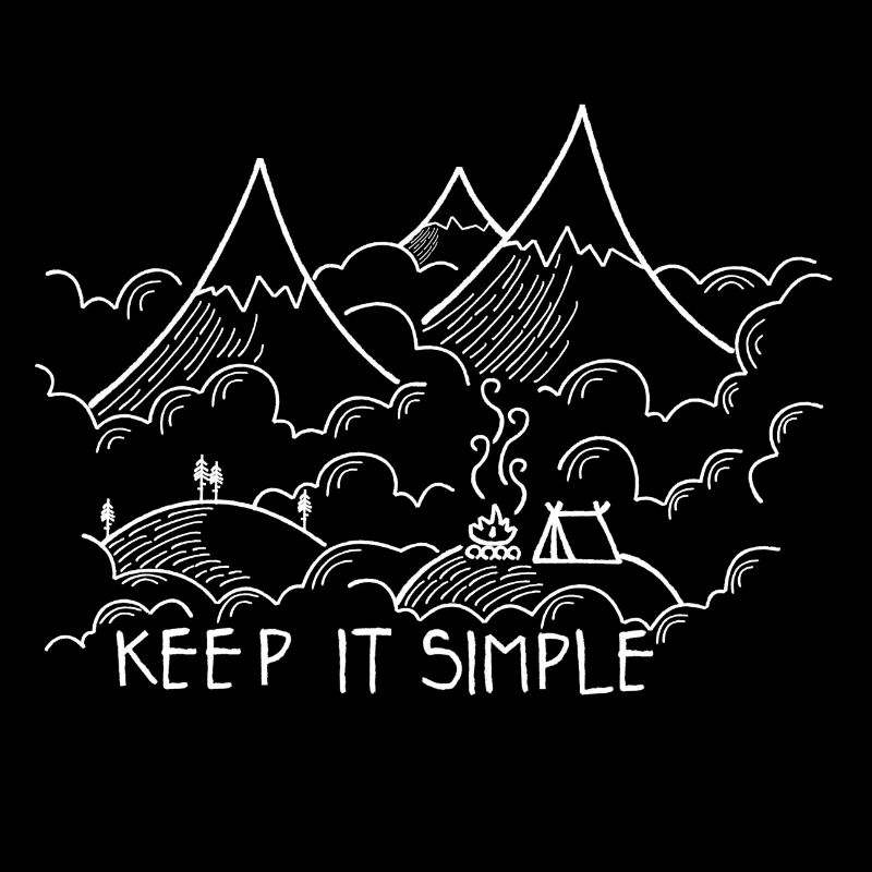 Keep it Simple Camping Trip Tshirt