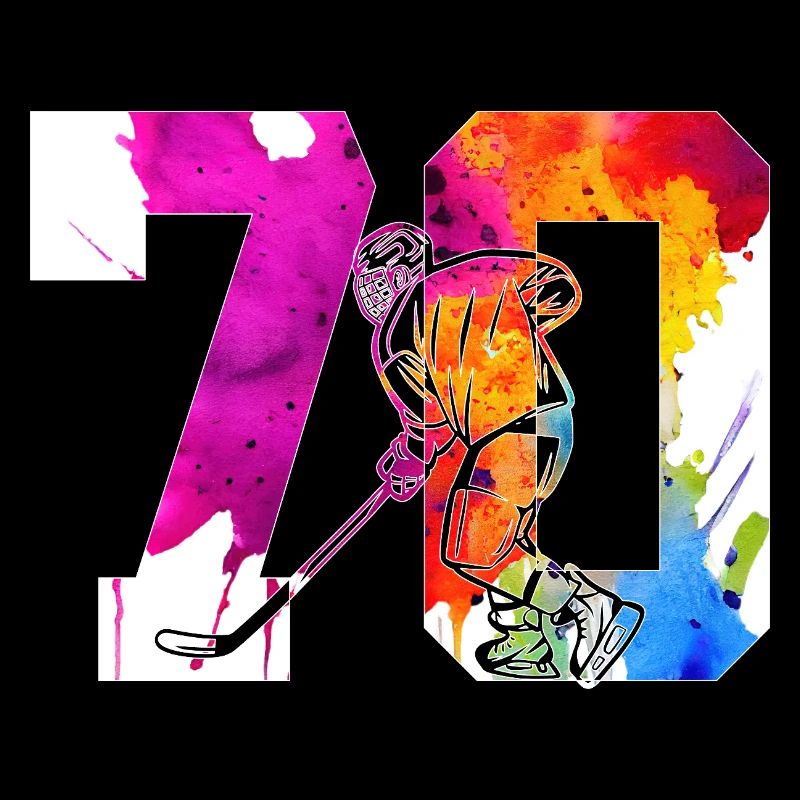 NUMMER 70 EISHOCKEY 70. GEBURTSTAG