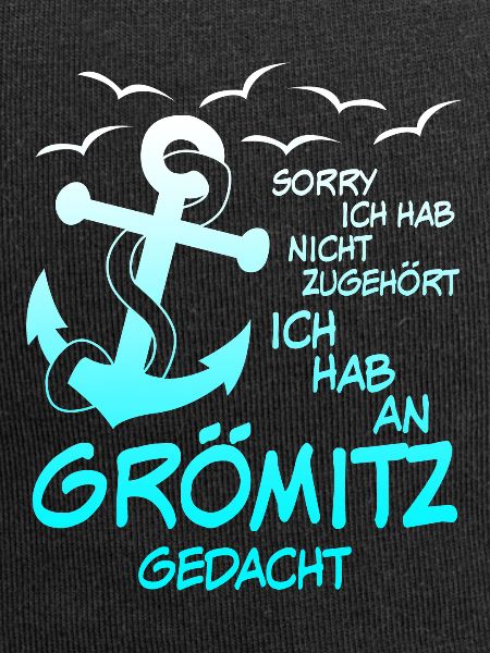Grömitz Spruch mit Anker