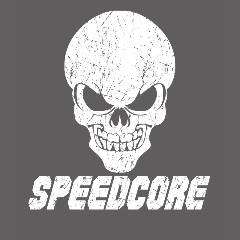 Speedcore Skull Techno