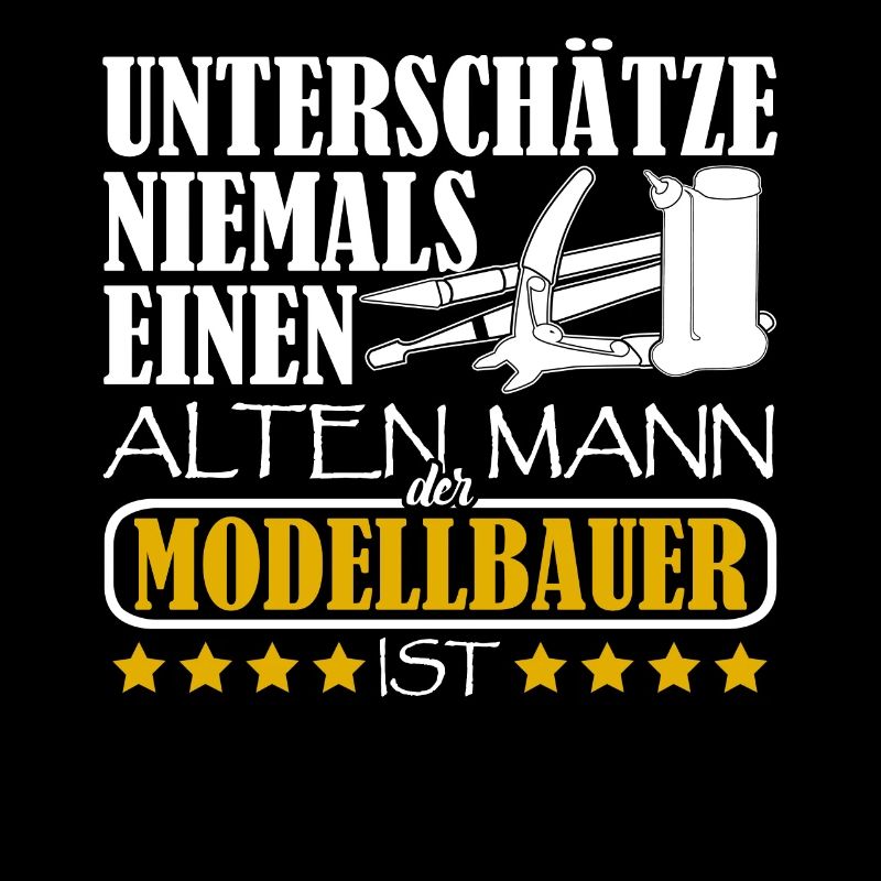 Modellbau Alter Mann Modellbauer