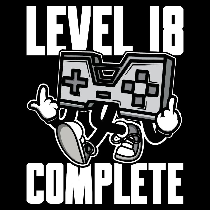 Level 18 Complete Geburtstagsgeschenk 18 Jahre