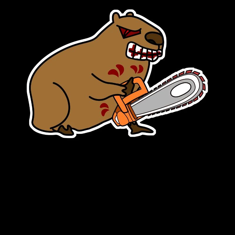 Capybaras Capybara maléfique