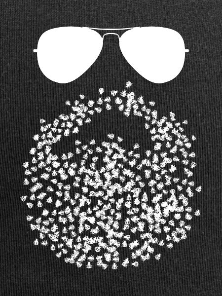 Ladybug Beard with Ladybugs