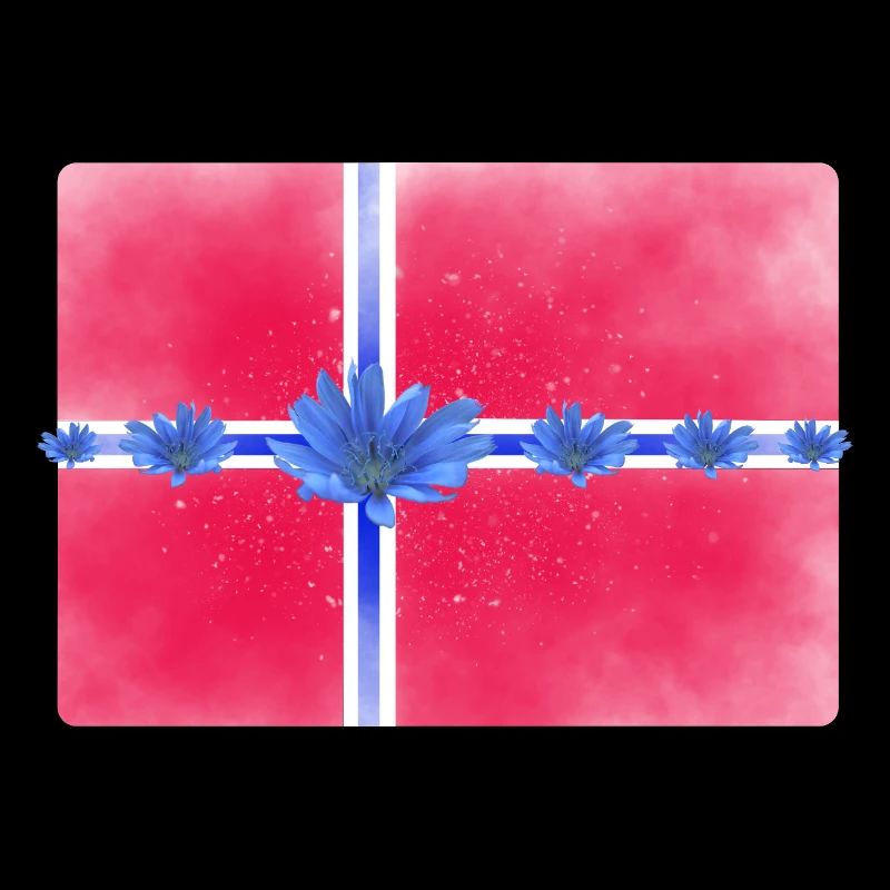 Drapeau de la Norvège Fleurs de la Saint-Jean