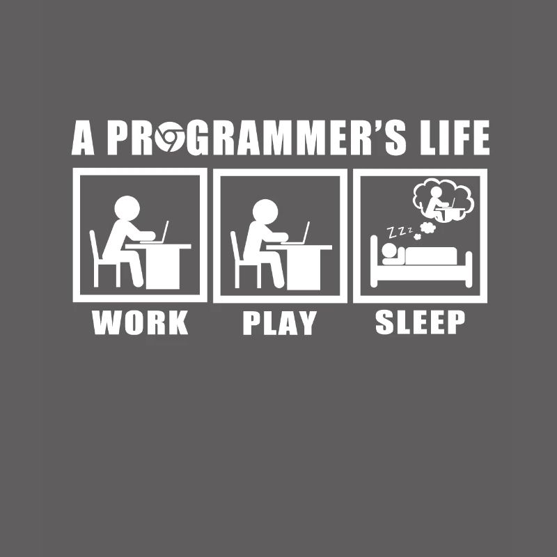 Das Leben eines Programmierers Spruch Geschenkidee