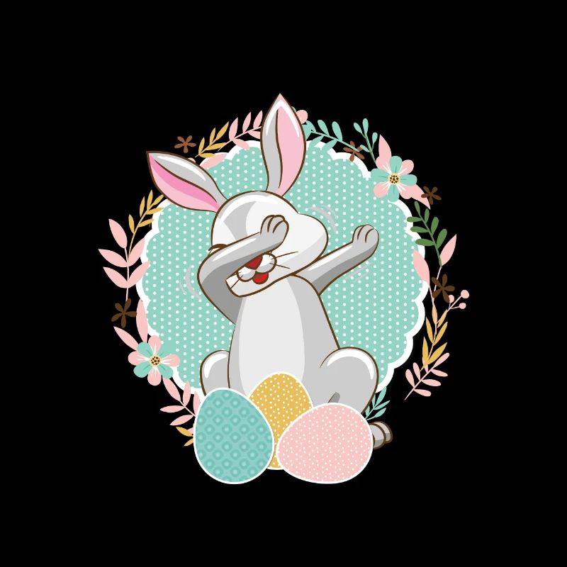 Dab Bunny Easter Funny Egg Hunt Festival Gift