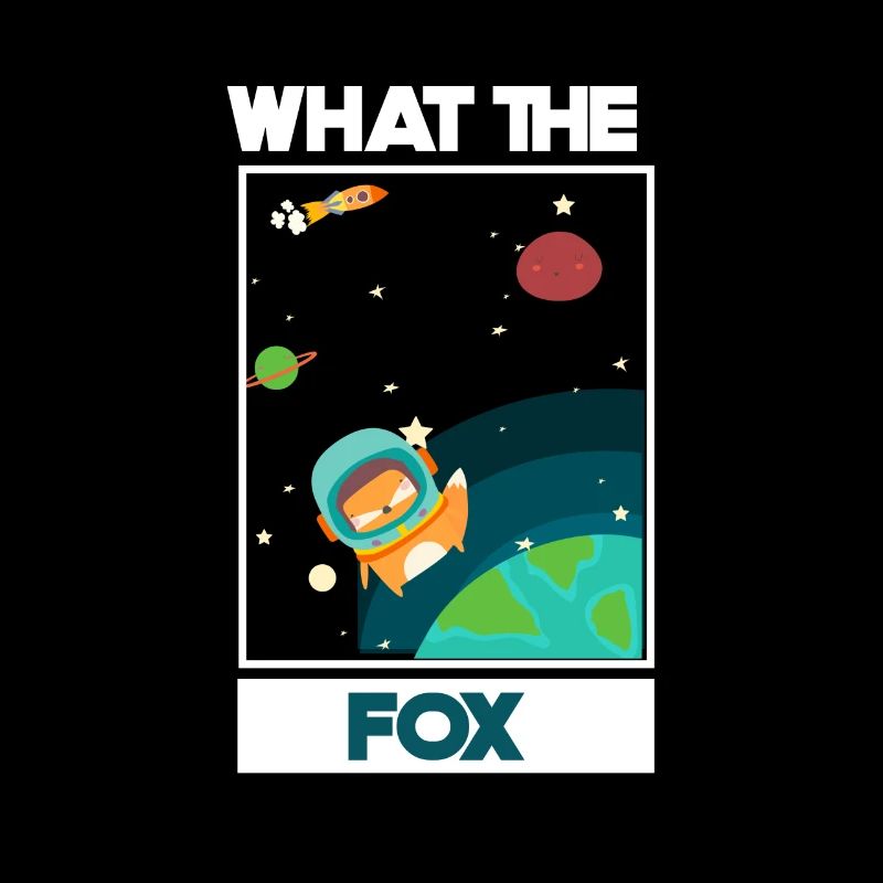 What The Fox / Amazing Fox dans l'espace / astronaute