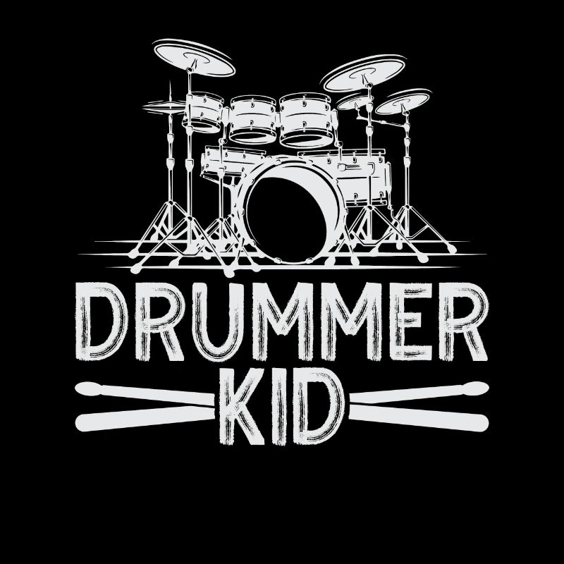 Drummer Kid Percussion Design Pour batteur