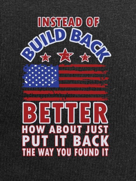 Instead Of Build Back