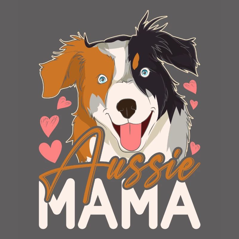 Muttertag Hunde Geschenkidee Australian Shepherd