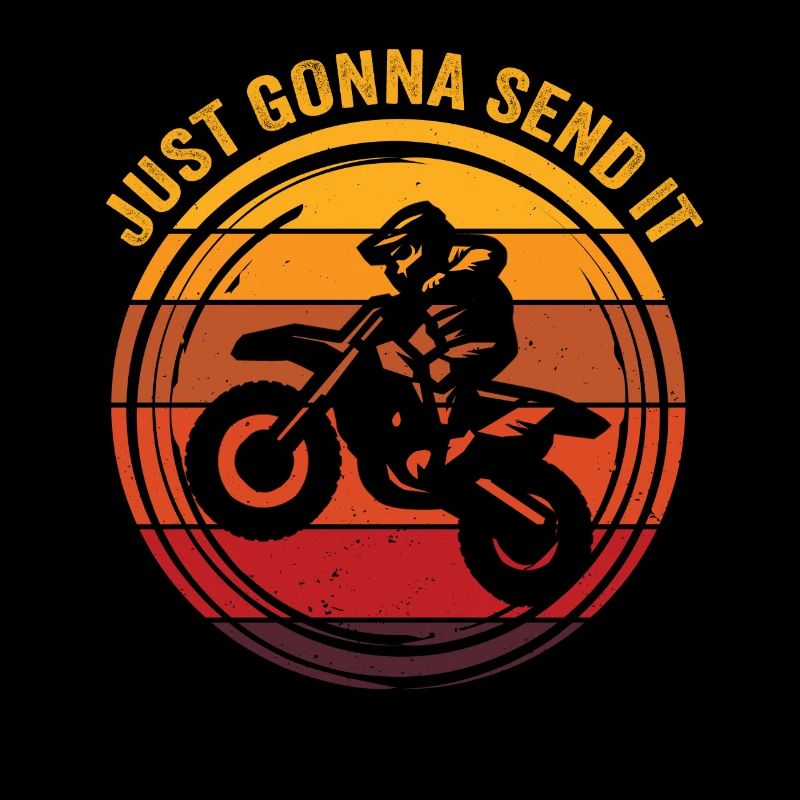 Just going to Send It American Flag Motocross