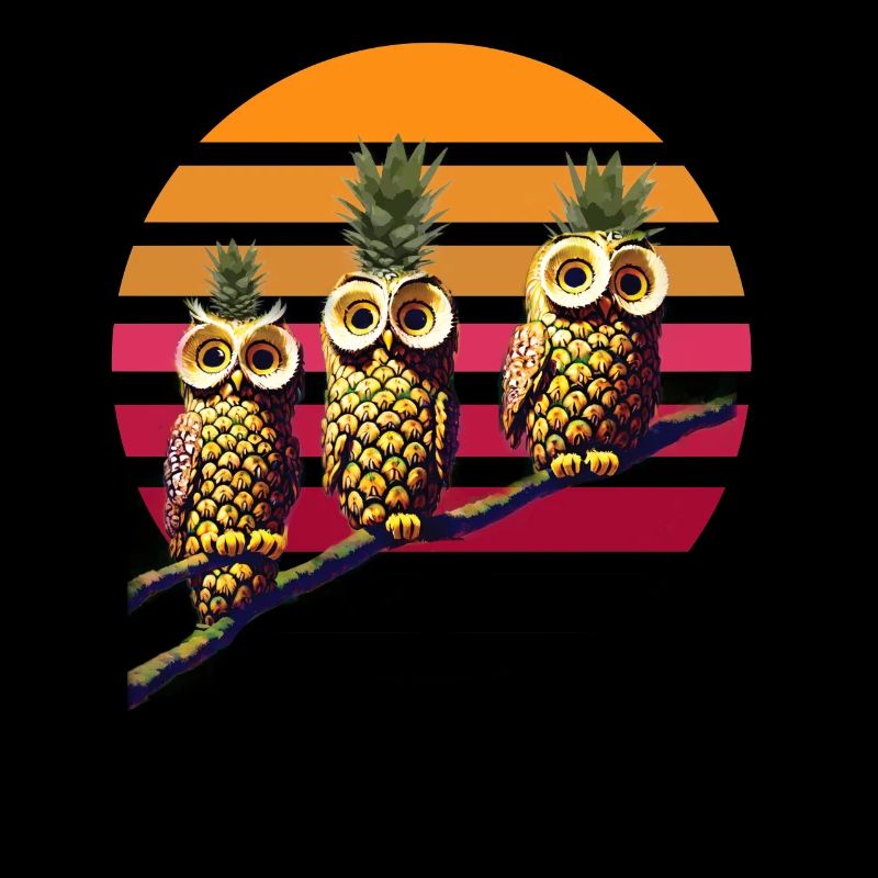 Hiboux ananas