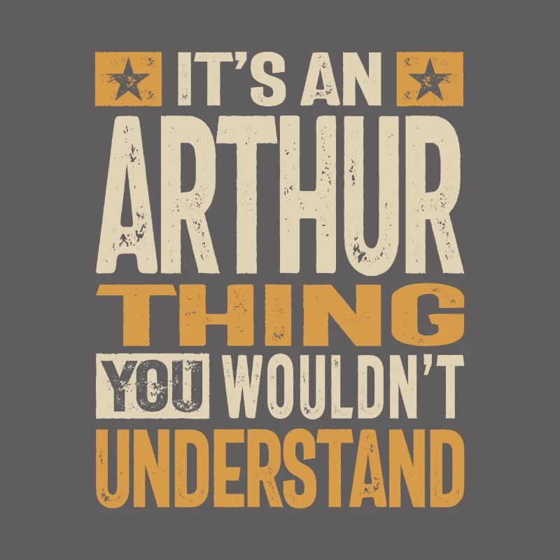 It's an Arthur Thing Personalized Name