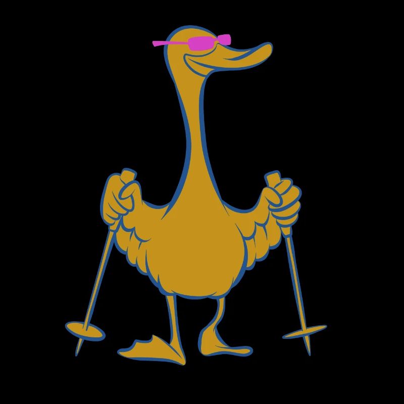 Canard colvert - Canard aux bâtons - Marche
