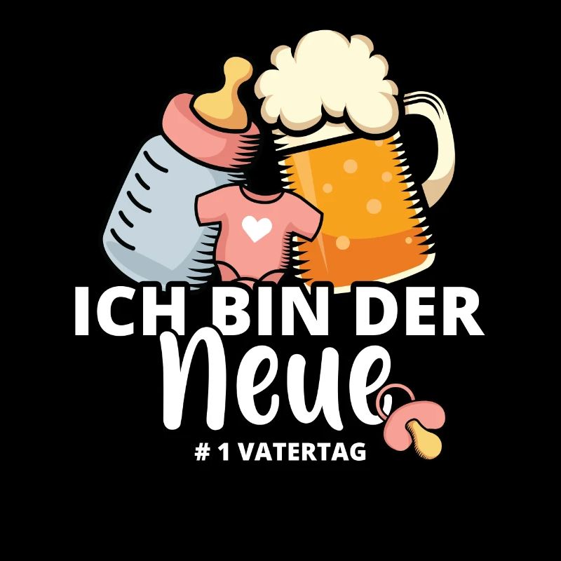 Ich bin der Neue erster Vatertag Vater Geschenk