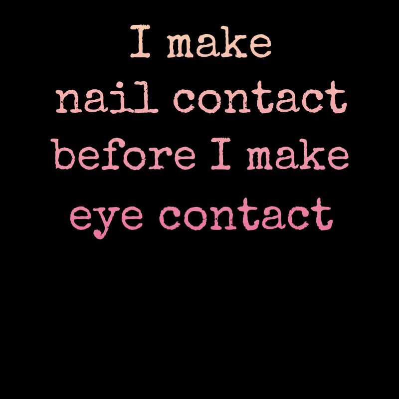 I make nail contact before nail tech