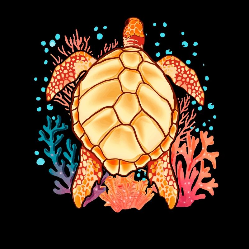 Sea Creatures Ocean Animal Gift Turtle