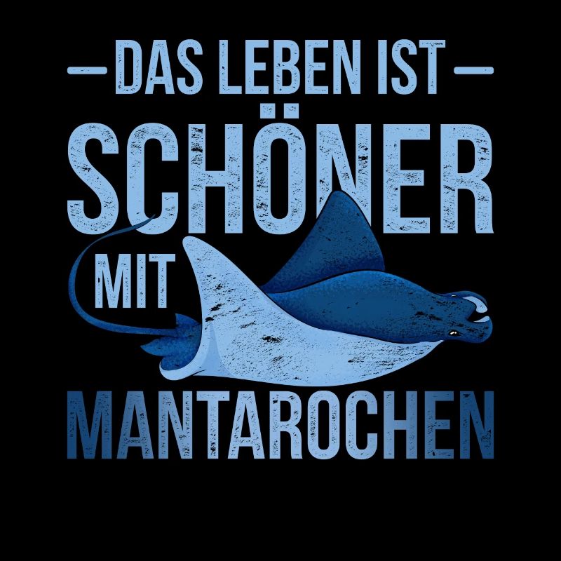 Ozean Tier Das Leben ist schöner mit Mantarochen