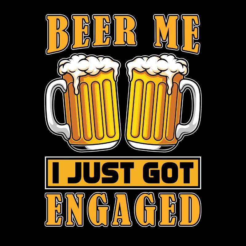 Bier trinken Heiratsantrag Geschenk Verlobung