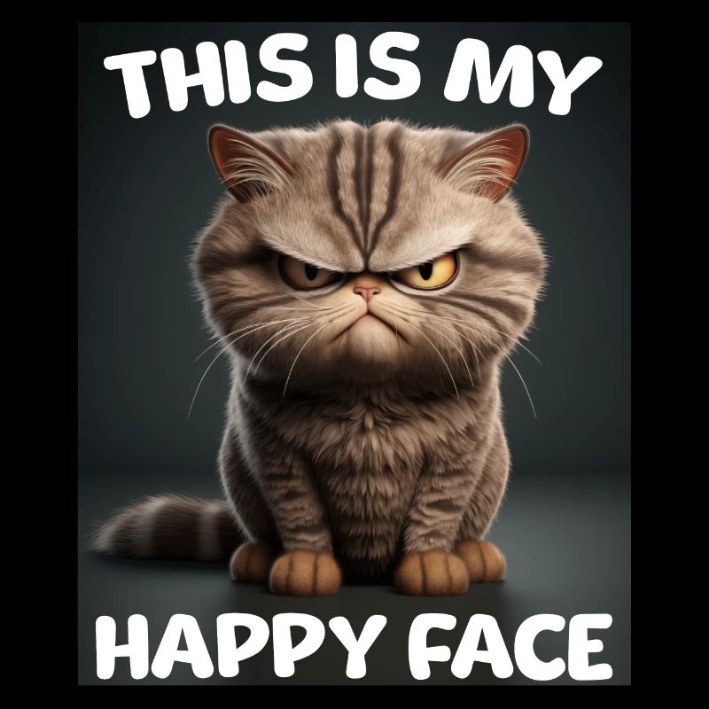 Funny Cats Shirt Grumpy