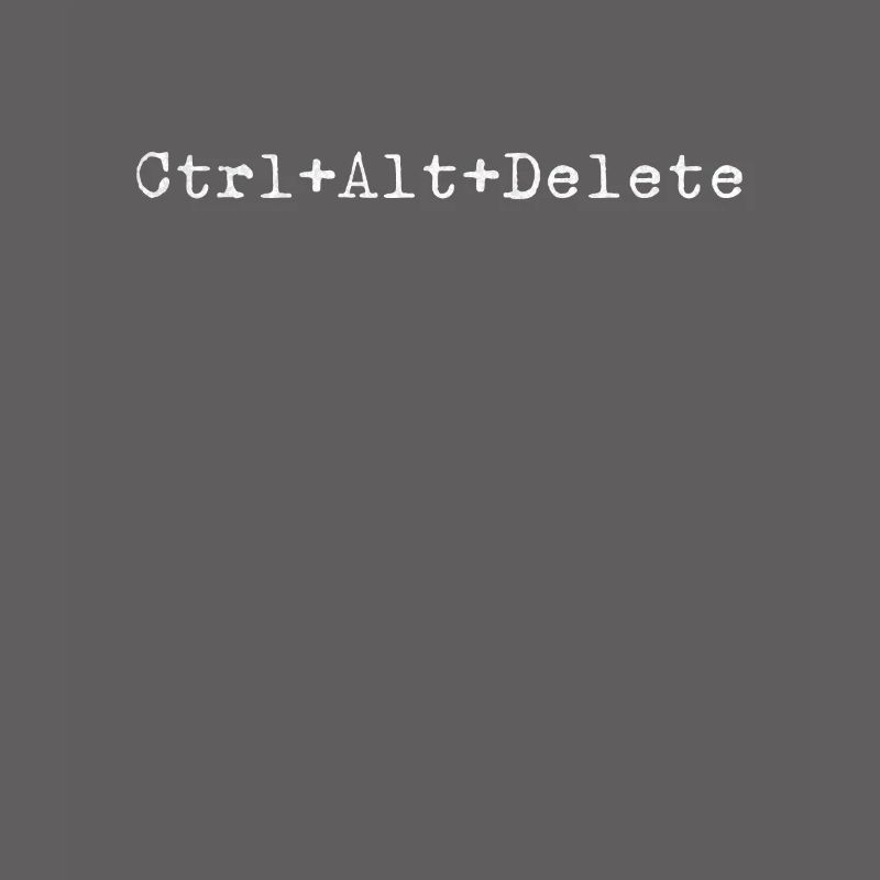 Strg Alt Entf – Cleveres Coder-design
