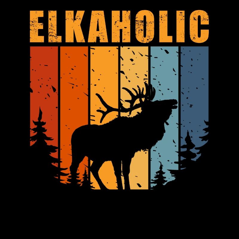Elchjagd Elkaholic Jäger