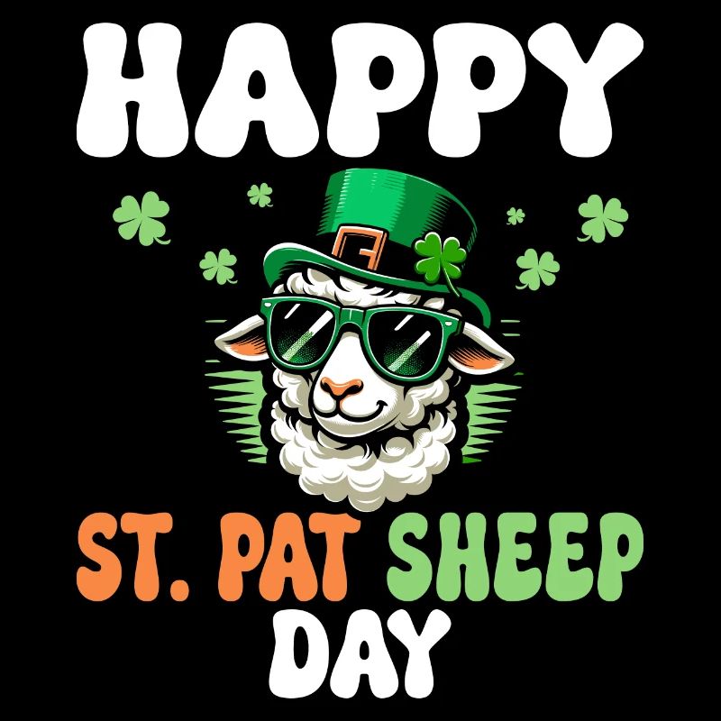 Fête Irlande Blague Mouton Saint Patrick