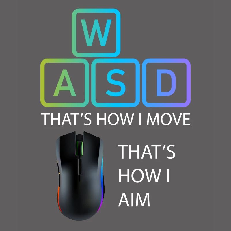 WASD Aim Gaming Gaming Video Game, PC, Computer