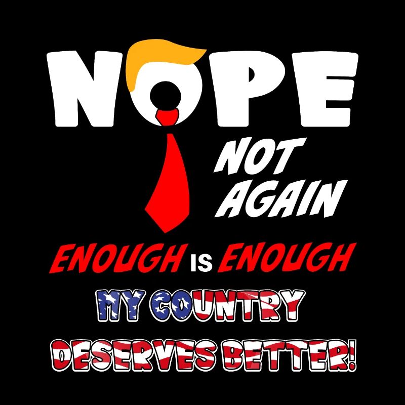 Nope Not Again funny  Design