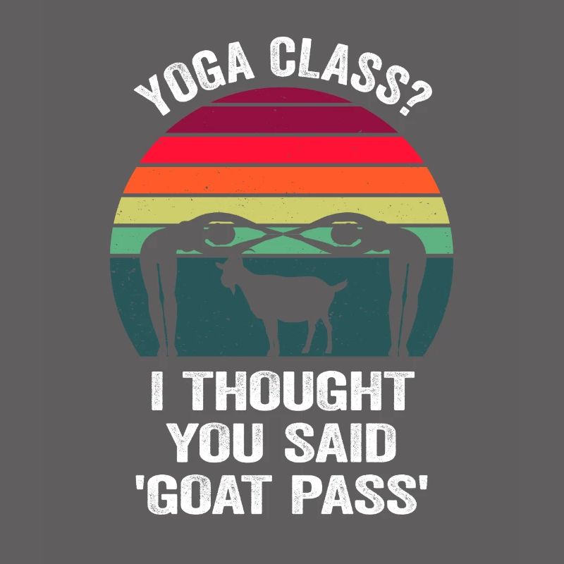 Yogastunde oder Ziegenpass