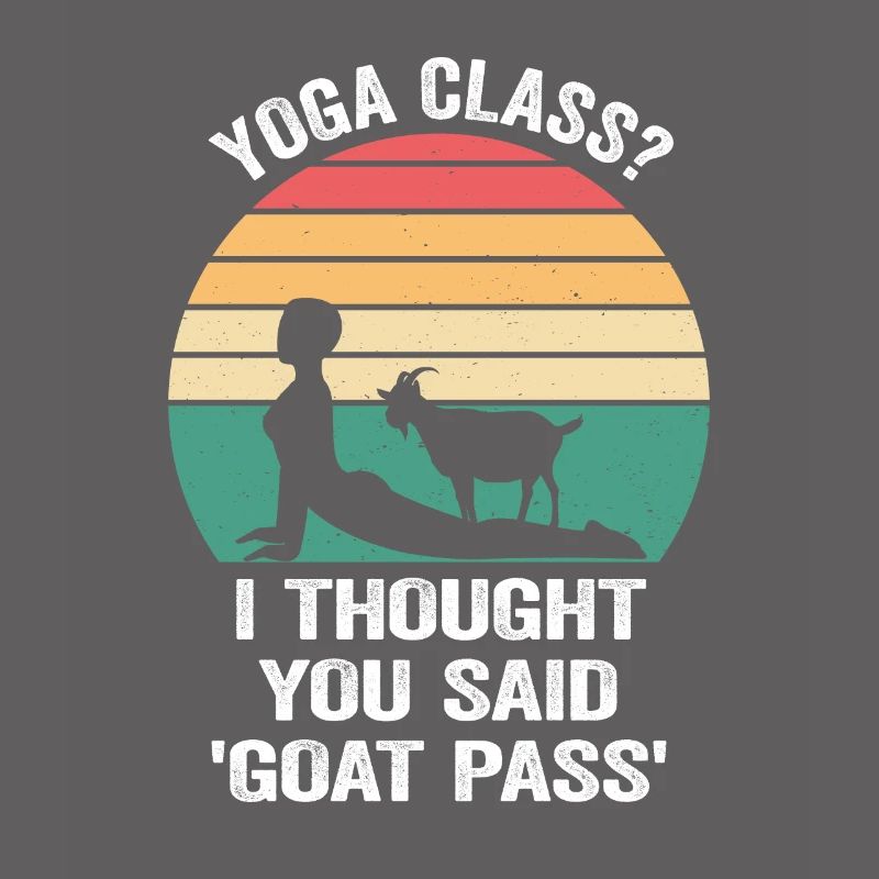 Yogastunde oder Ziegenpass