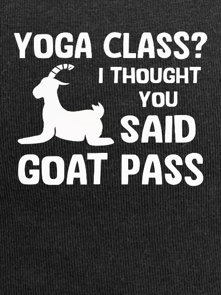 Yoga-Kurs oder Ziegenpass