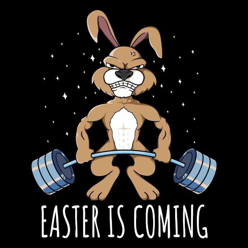 Exercice Lapin de Pâques Joyeuses Pâques Musculation