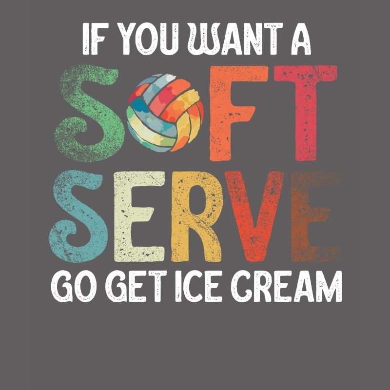 Wenn Sie ein Softeis wollen, holen Sie sich Eis