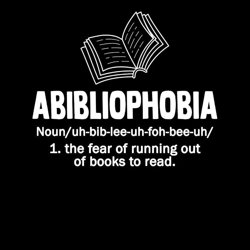 Abibliophobia Bookworm Livres de lecture