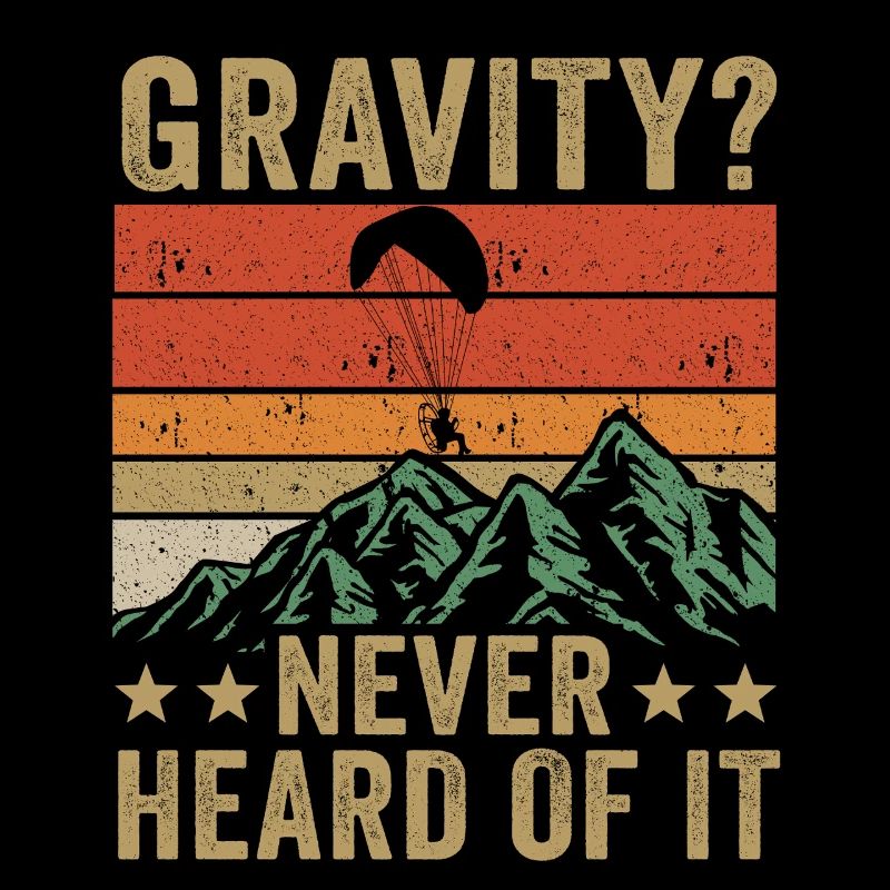 Lustiges Paramotor Gravitations-Meme