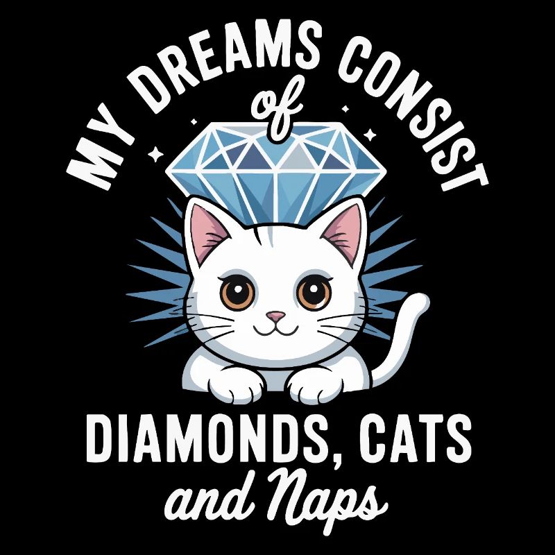 Träume bestehen aus Diamanten, Katzen, Nickerchen