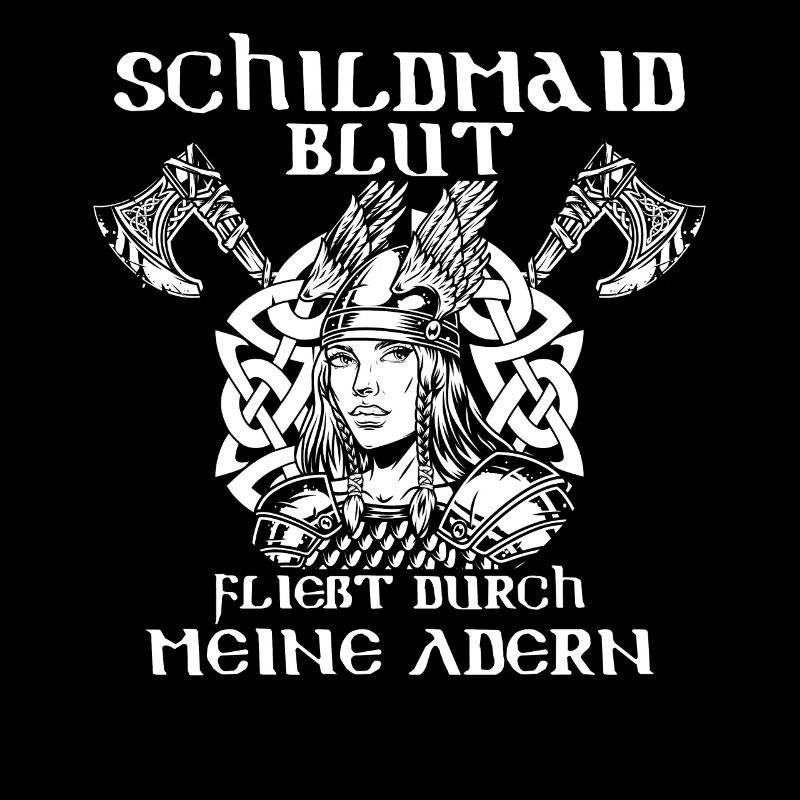 Wikinger Schildmaid durch die Adern