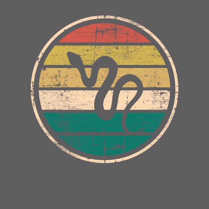 Snake Retro Reptile Python Gift idea